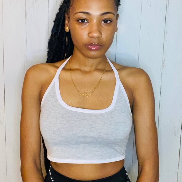 Yellow Halter Top - Picture 6 of 8